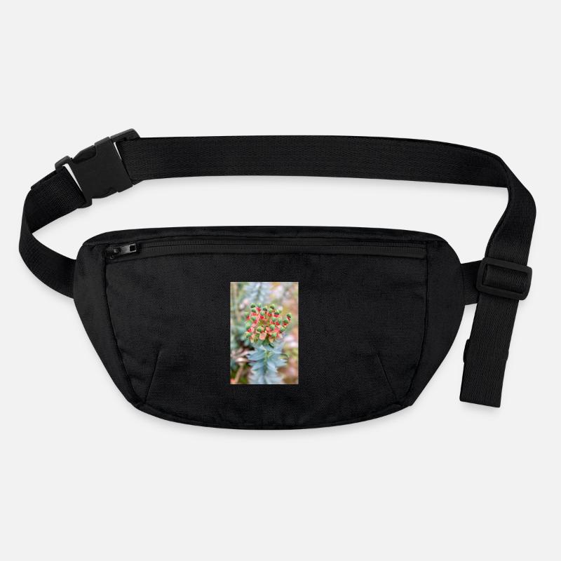 fleur colorée Wolfsmilch (Euphorbia) en fleurs Sac banane recyclé Stanley/Stella