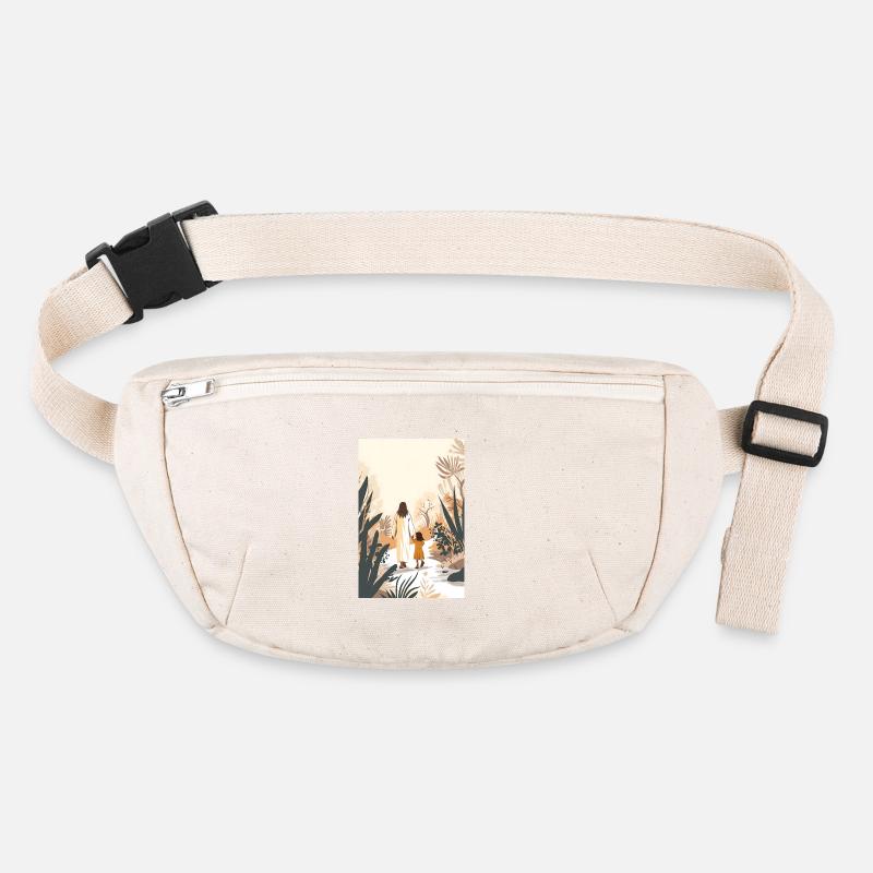 Jesus Christus Wandelt Mit Einem Mädchen, Komm Stanley/Stella recycelte Gürteltasche