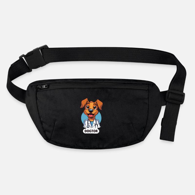 Adorable chiot docteur dans le style dessin animé Sac banane recyclé Stanley/Stella