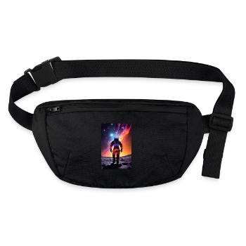 Astronaut Dream - Stanley/Stella recycled Hip Bag  - black - Front