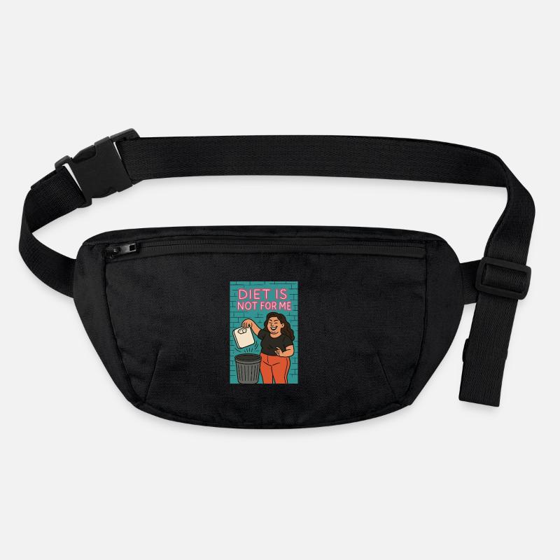 Diet is not for me Stanley/Stella recycled Hip Bag 
