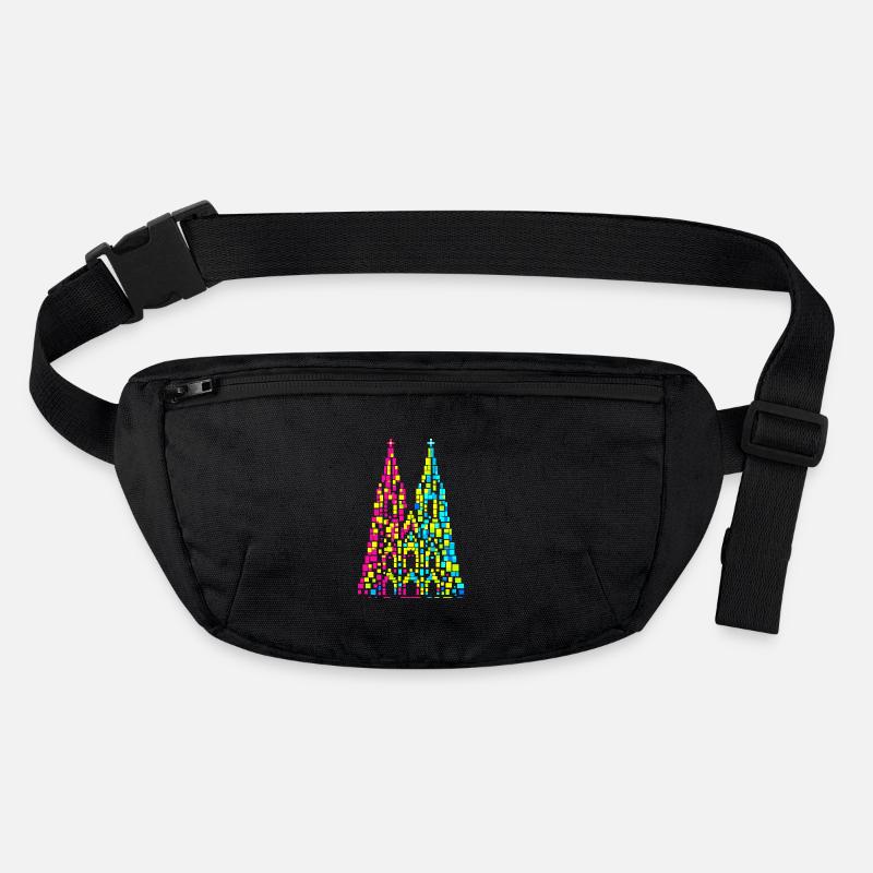 Cologne Cathedral Carnival Carnival Confetti Gift Stanley/Stella recycled Hip Bag 