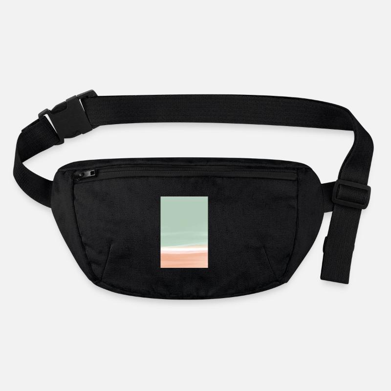 Bloc vert orange - personnalisable Sac banane recyclé Stanley/Stella