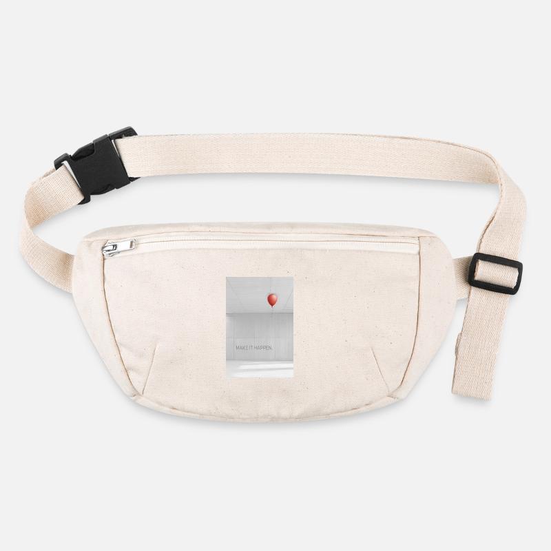 Faire en sorte que ça arrive minimaliste Motivation Dire Sac banane recyclé Stanley/Stella