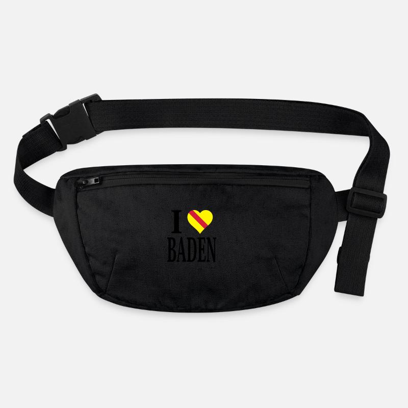 I love Baden Stanley/Stella recycelte Gürteltasche