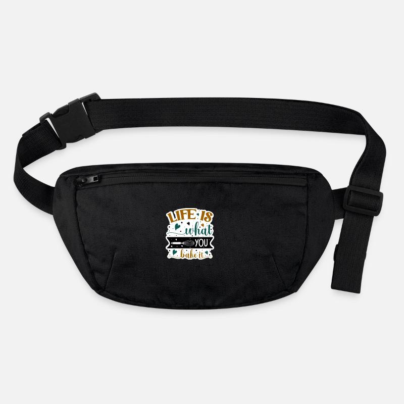 Das Leben ist das, was du backst Stanley/Stella recycelte Gürteltasche