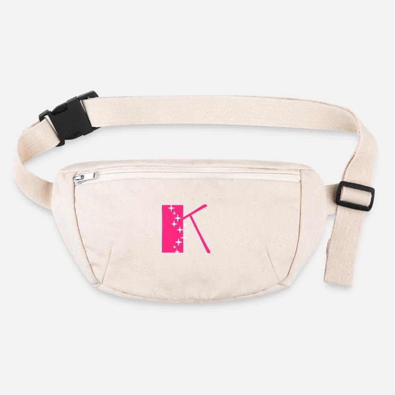 Lettre K Paillettes Sac banane recyclé Stanley/Stella