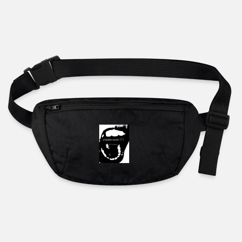 "create now" Schrei Scream by DVWSDM Stanley/Stella recycelte Gürteltasche