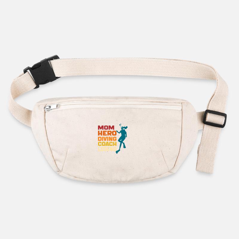 Mom Hero Diving Coach Legend Funny Mom Diving Gift Stanley/Stella recycled Hip Bag 