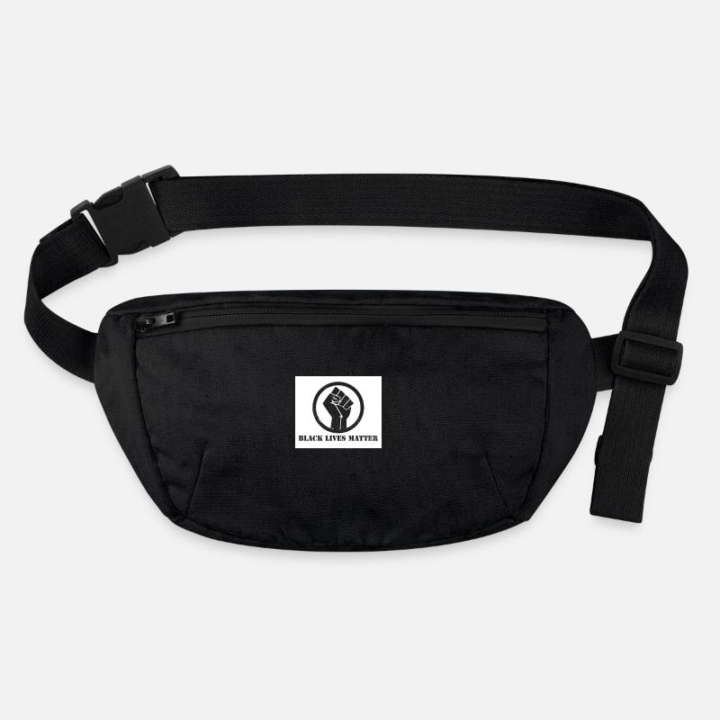 Black Lives Matter - Stanley/Stella recycelte Gürteltasche - Schwarz