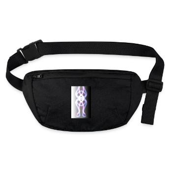 Figure, Fantaisie, Motif - Sac banane recyclé Stanley/Stella - noir - Devant