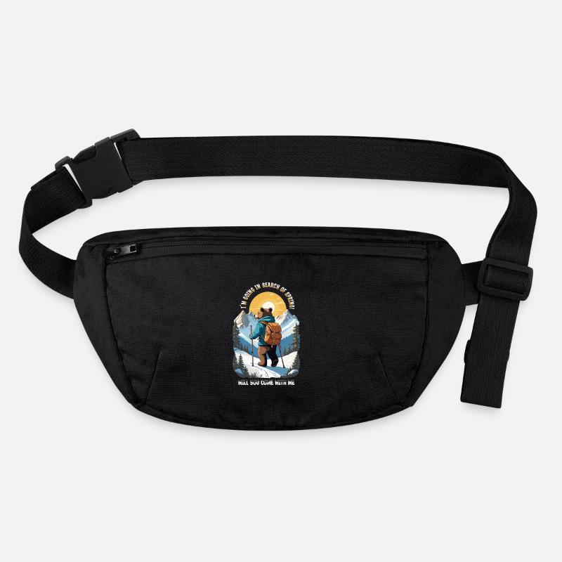 Bär sucht den Frühling Stanley/Stella recycelte Gürteltasche