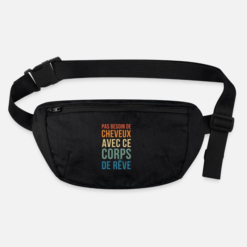 pas de besoin de cheveux dans ce Corps de Rêve Sac banane recyclé Stanley/Stella