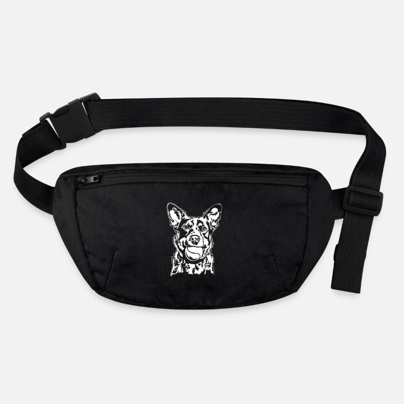 Cattle Dog Ball Balljunkie Hunde Wilsigns Stanley/Stella recycelte Gürteltasche