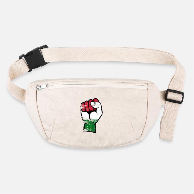 Ungarn Flagge Faust Hand used Stanley/Stella recycelte Gürteltasche
