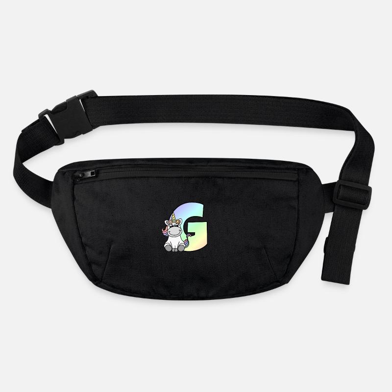 Licorne Lettre G Sac banane recyclé Stanley/Stella