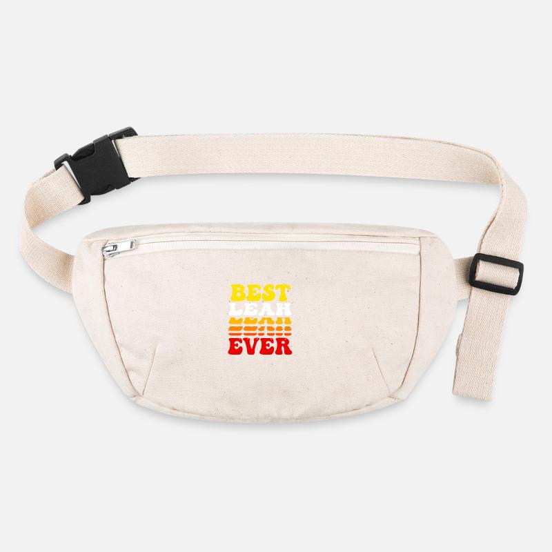 Best Leah Ever - Mignon Groovy Vintage Custom Leah Sac banane recyclé Stanley/Stella