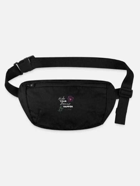 make your dreams happen - Stanley/Stella recycled Hip Bag  - black