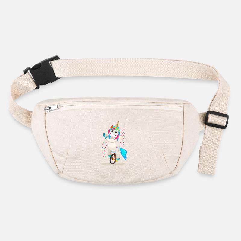 Licorne Unicorn sur un monocycle Sac banane recyclé Stanley/Stella