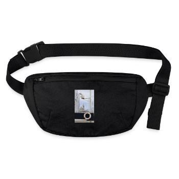 Basilica of Notre Dame de la Garde Marseille - Stanley/Stella recycled Hip Bag  - black - Front