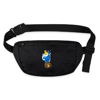 Blender Duck - Stanley/Stella recycled Hip Bag  - black - Front