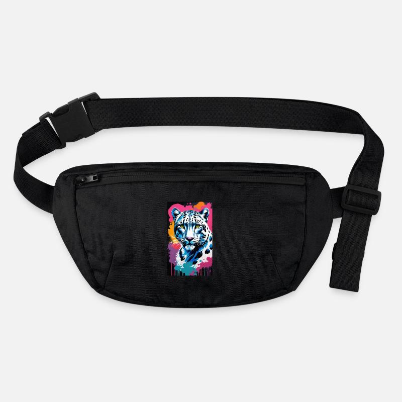 Schneeleopard | Leopard | Raubtier Stanley/Stella recycelte Gürteltasche