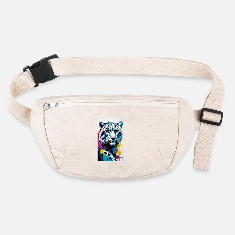 Schneeleopard | Leopard | Raubtier Stanley/Stella recycelte Gürteltasche