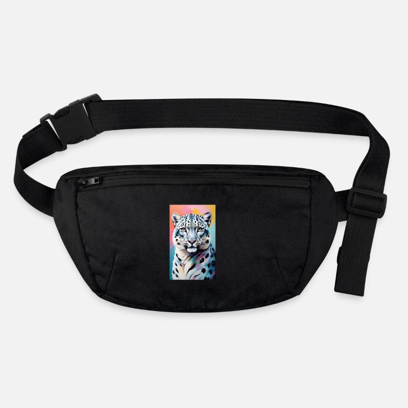 Schneeleopard | Leopard | Raubtier Stanley/Stella recycelte Gürteltasche