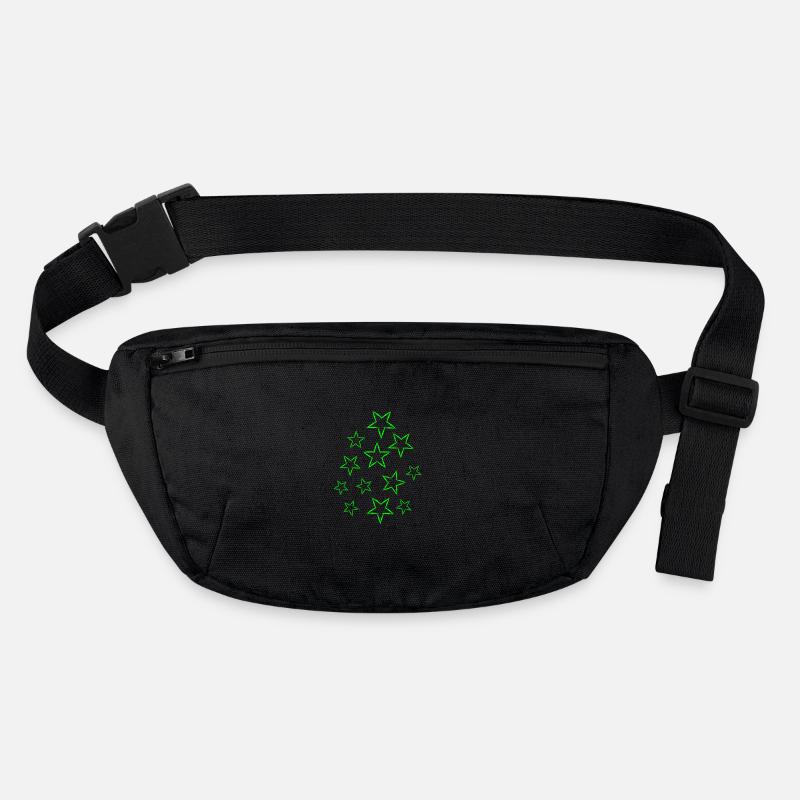 Sterne Sternenhimmel Design Vektor grün Stanley/Stella recycelte Gürteltasche