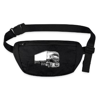 Trucks - Stanley/Stella recycled Hip Bag  - black - Front