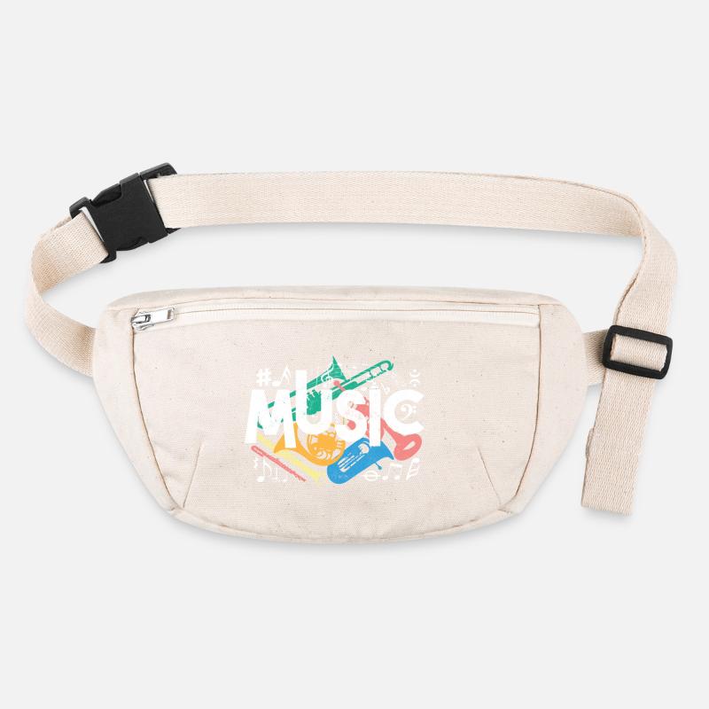 Style graffiti musical – Ambiances sonores colorées Sac banane recyclé Stanley/Stella