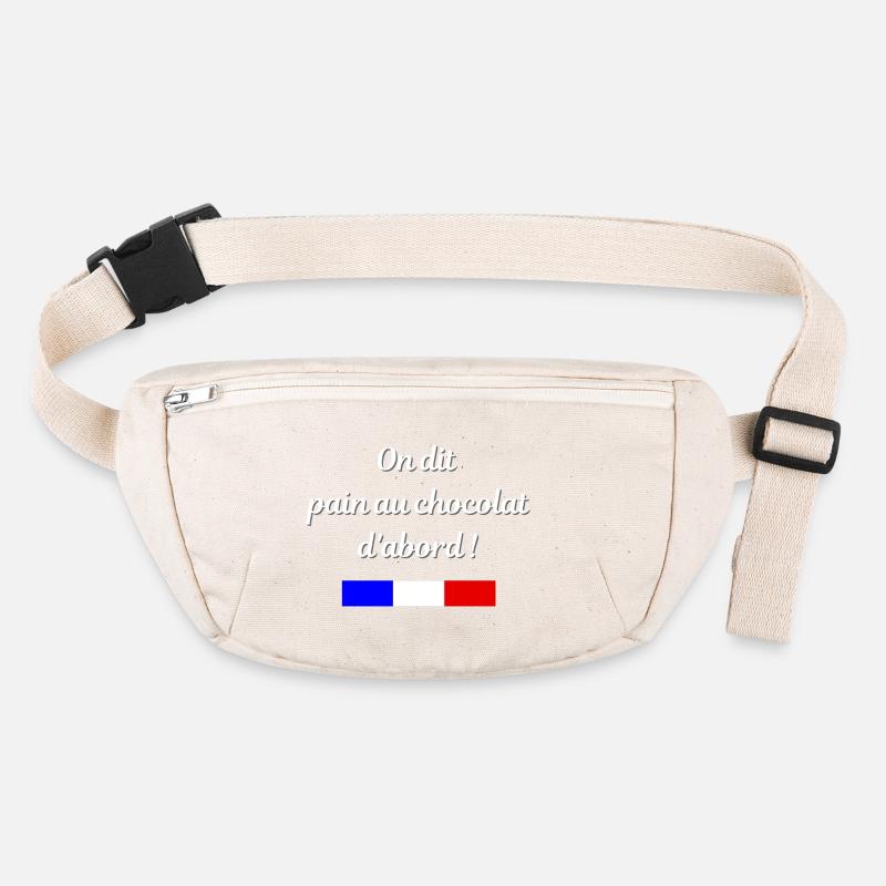 On dit pain au chocolat d'abord Sac banane recyclé Stanley/Stella