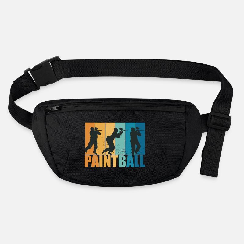 Paintball Paintballer Gotcha Vintage Cadeau Sac banane recyclé Stanley/Stella