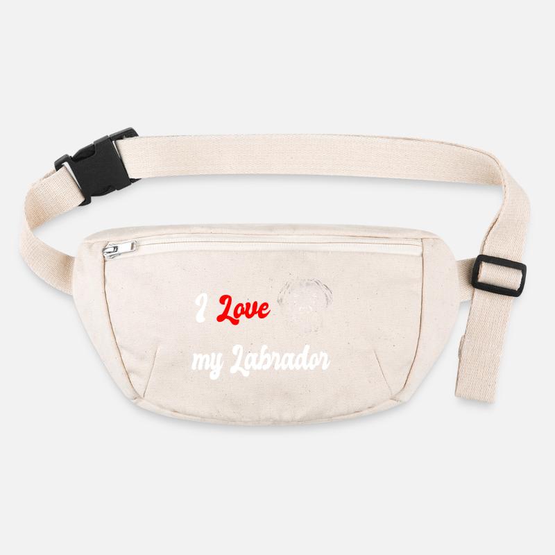 I love my Labrador dog Stanley/Stella recycled Hip Bag 