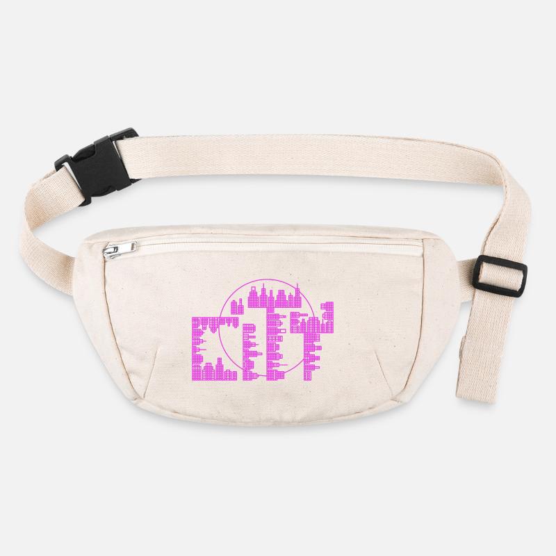 Skyline, City - purple version Stanley/Stella recycled Hip Bag 