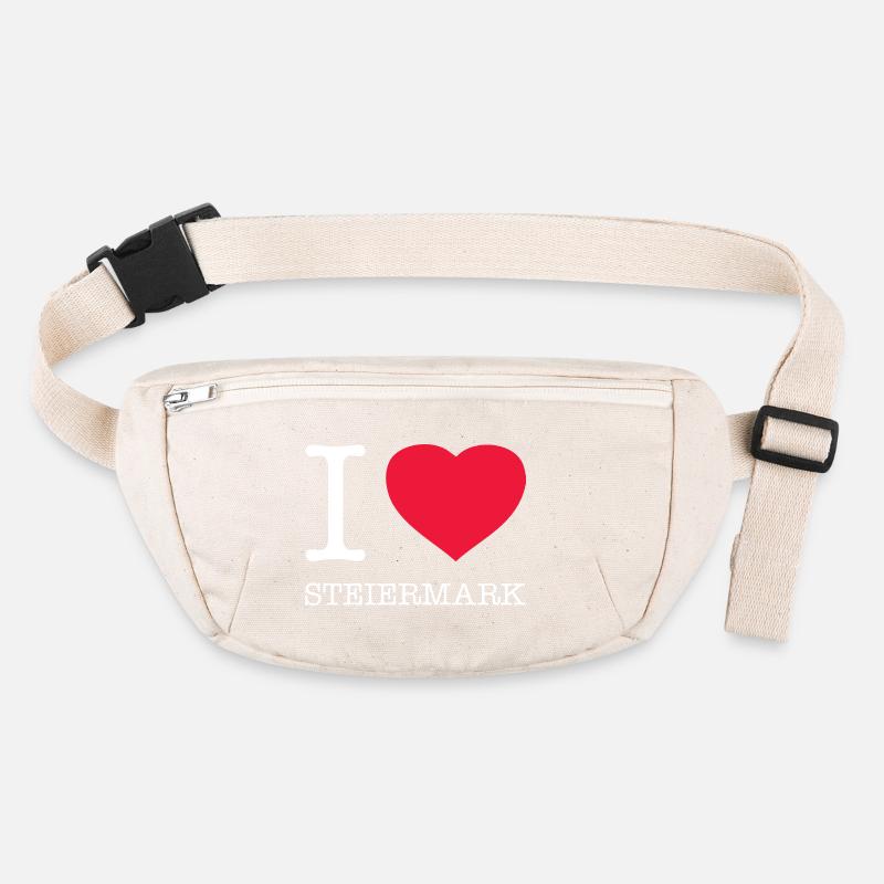 I LOVE STEIERMARK Stanley/Stella recycelte Gürteltasche
