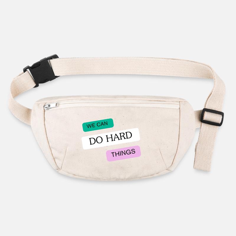 Wir können schwierige Dinge tun Stanley/Stella recycelte Gürteltasche