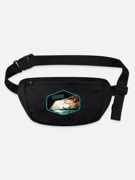 Algar dos Capitaes Cave, Lagoa, Algarve - Stanley/Stella recycled Hip Bag  - black - Front