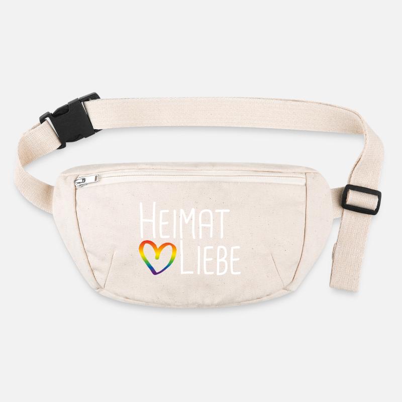 Heimatliebe Regenbogenherz Stanley/Stella recycelte Gürteltasche