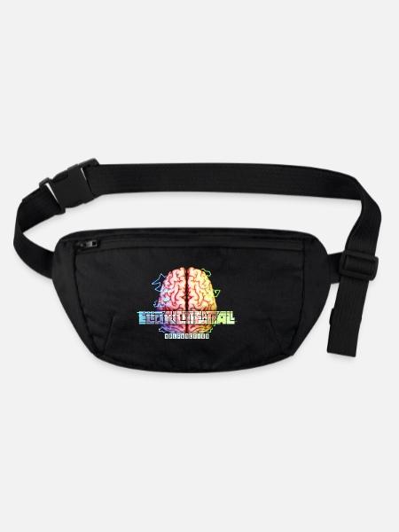 Electric Meatball Malfunction - Stanley/Stella recycled Hip Bag  - black - Front