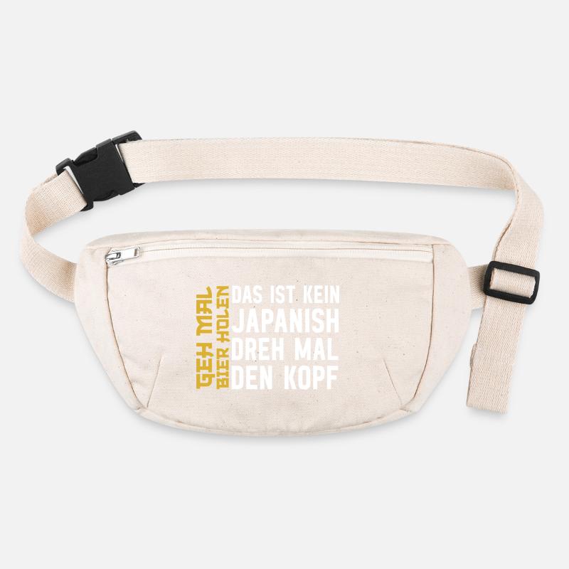 Geh Mal Bier Holen Humor Bierfans Pils Freibier Stanley/Stella recycelte Gürteltasche