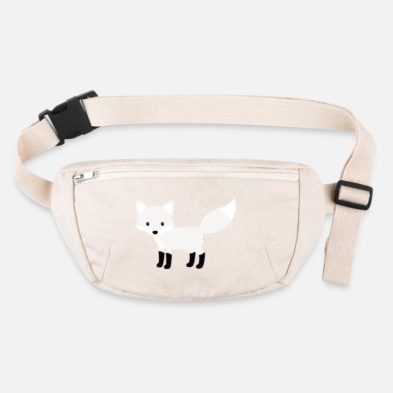 Cute Snow Polar Fox Minimalist Style Stanley/Stella recycled Hip Bag 