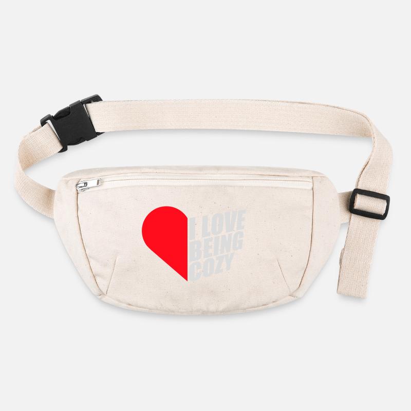 I Love Being Cozy Gemütlichkeit Zuhause Entspannt Stanley/Stella recycelte Gürteltasche