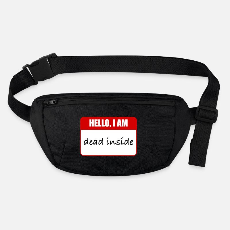 i am dead inside Stanley/Stella recycled Hip Bag 