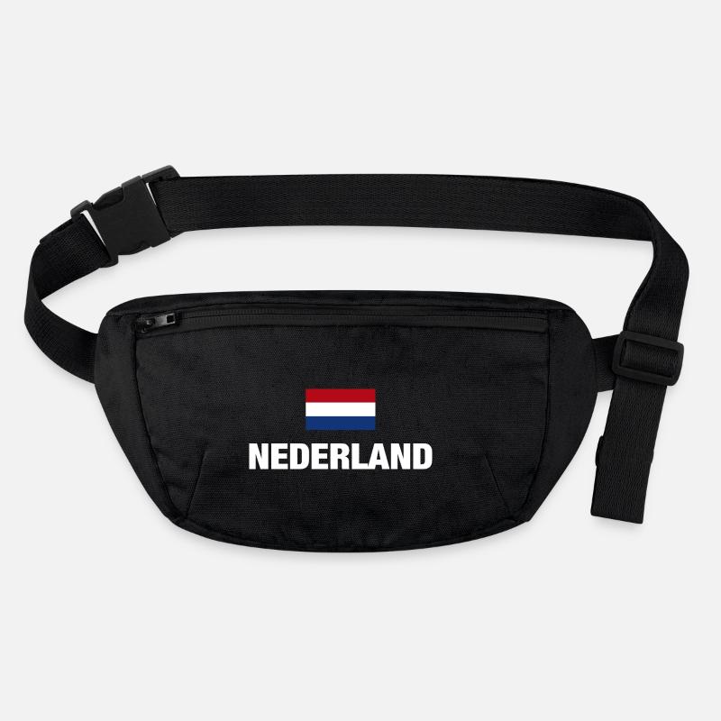 Hollande Pays-Bas Nederland drapeau Fan cadeau Sac banane recyclé Stanley/Stella