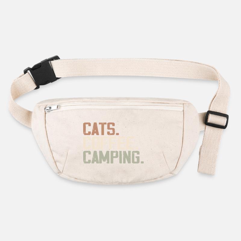 Retro Katzen Kaffee Camping Lustige Camper Stanley/Stella recycelte Gürteltasche