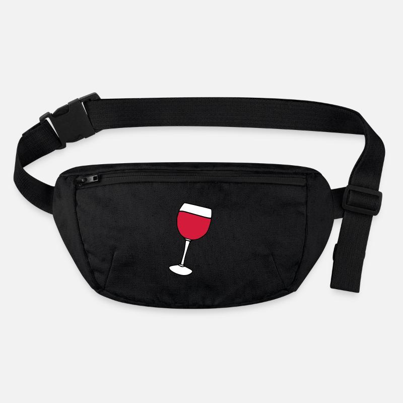 Vin rouge dans le verre Sac banane recyclé Stanley/Stella