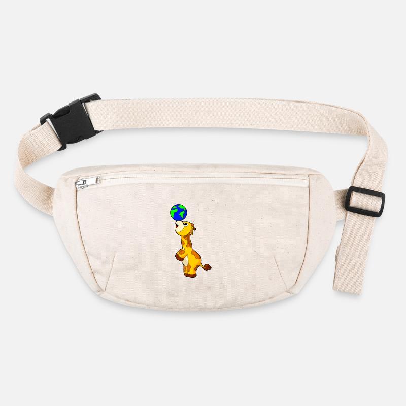 Giraffe Erdkugel Stanley/Stella recycelte Gürteltasche
