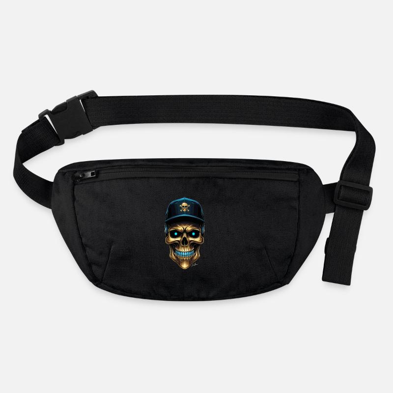 Urban Totenkopf Basecap Stanley/Stella recycelte Gürteltasche
