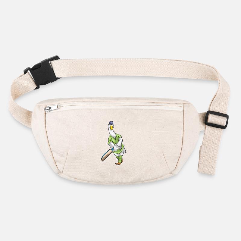 Ente Cricket Cricketschläger Stanley/Stella recycelte Gürteltasche